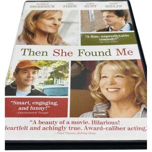 Then She Found Men DVD Matthew Broderick Helen Hunt Colin Firth Midler READ